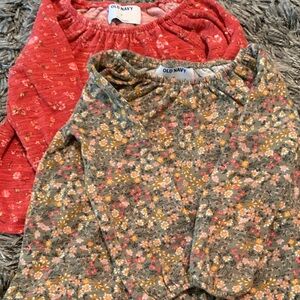 4T girls tunic shirts x2